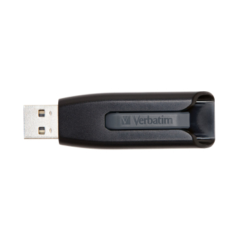 USB DRIVE 3.0 V3 32GB/GREY SLIDE + LOCK-1