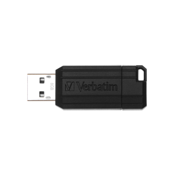 USB DRIVE 2.0 PIN STRIPE 8GB/BLACK READ UP TO 11MB/SEC-1