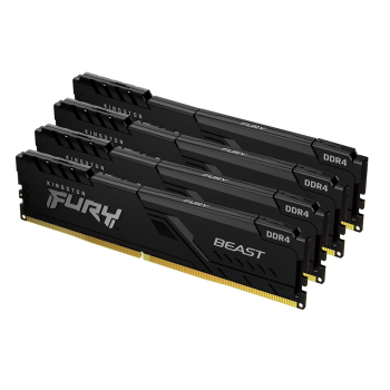 32GB DDR4-3200MHZ CL16 DIMM/(KIT OF 4) FURY BEAST BLACK-1