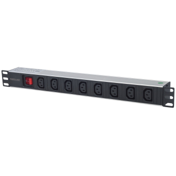 LISTWA ZASILAJĄCA RACK 1U 110-250V/16A 8X C13 KABEL 2M-1