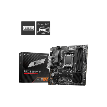 MB AMD B650 SAM5 MATX/PRO B650M-P MSI-1