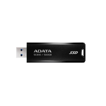 SSD USB3.2 500GB EXT. BLACK/SC610-500G-CBK/RD ADATA-1