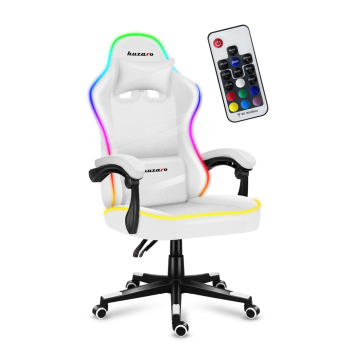 Fotel gamingowy Huzaro Force 4.4 RGB White-1