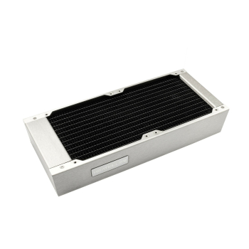 Chłodzenie wodne Heatkiller RAD, 240 mm, L - stal nierdzewna-1