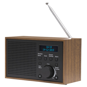 Kompaktowe radio Denver DAB-46 szare-1