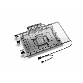 Alphacool Blok lodowy Aurora RTX 4070 TI ROG Strix z płytą tylną - Akryl + Nikiel-1