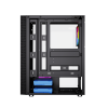 GEMBIRD OBUDOWA FORNAX 2500 MIDI-TOWER (1X USB 3.0, 2X USB 2.0, HD AUDIO, SZKLANY PANEL BOCZNY) CZARNA-9