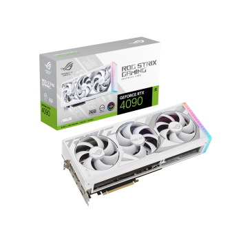 Asus | Karta graficzna dla graczy ROG Strix GeForce RTX 4090 24GB White Edition | NVIDIA | 24 GB | GeForce RTX 4090 | Pa
