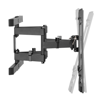 Uchwyt do telewizora Maclean, max VESA 600x400, 37-80", 60kg, czarny, MC-881-1