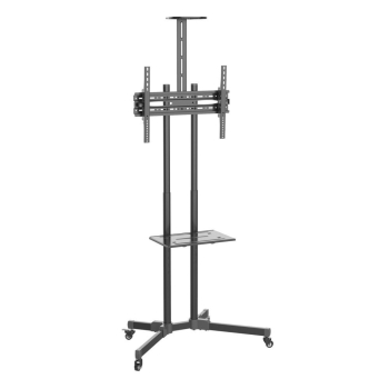 Stojak mobilny do telewizora 37-70” regulowany 2 półki-1
