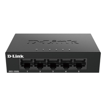 D-Link DGS-105GL/E switch niezarządzalny Gigabit Ethernet (10/100/1000) Czarny-1