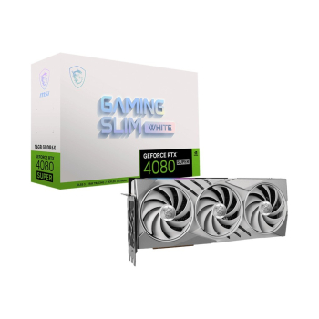 VGA PCIE16 RTX4080 SUPER 16GB/4080SUP 16G GAM X SLIM WH MSI-1