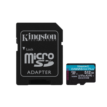 KINGSTON microSDXC Canvas Go Plus 512GB + adapter-1