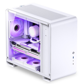 Obudowa Jonsbo U4 Mini TG biała-1