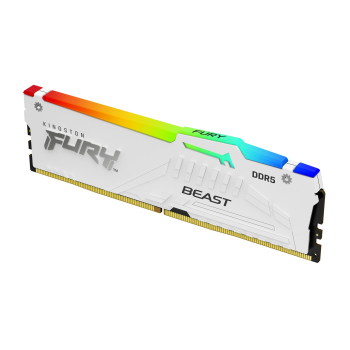 KINGSTON DDR5 16GB 6800MT/s CL34 DIMM FURY Beast White RGB XMP-1
