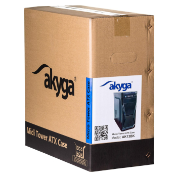 Obudowa Akyga AK13BK (ATX, Micro ATX, Mini ATX, Mini ITX; kolor czarny)-6