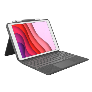 COMBO TOUCH F/ IPAD 7TH AND 8TH/GENERATION GRAPHITE - UK - INTNL-1
