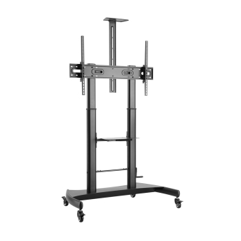 HEIGHT ADJUSTABLE PRO TV CART/UP TO 100IN SIZE DISPLAY-1