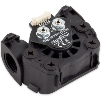 Aqua Komputerowy czujnik przepływu high flow LT, 2x G1/4 - czarny-1