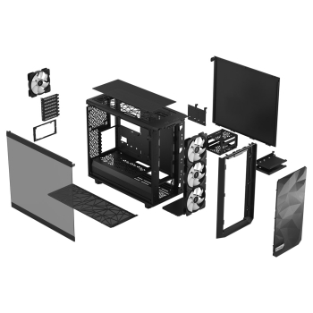 Obudowa Fractal Meshify 2 Lite RGBBlack TG Light Tint-5