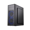GEMBIRD OBUDOWA FORNAX M100B MIDI-TOWER (2X USB 2.0, 1X USB 3.0, HD AUDIO) , NIEBIESKIE PODŚWIETLENIE,CZARNA-3