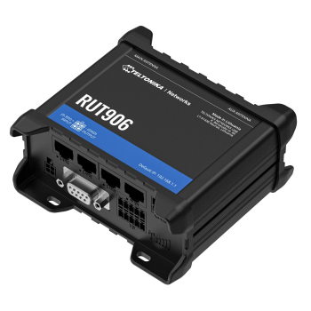 Teltonika RUT906 | Profesjonalny przemysłowy router 4G LTE | Cat.4, WiFi, Dual Sim, 1x WAN, 3X LAN, IP30-1