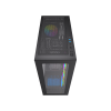 GEMBIRD OBUDOWA FORNAX X450MAX MIDI-TOWER (2X USB 3.0, 2X USB 2.0, 1X USB-C, HD AUDIO, SZKLANY PANEL BOCZNY, ARGB) CZARNA-5