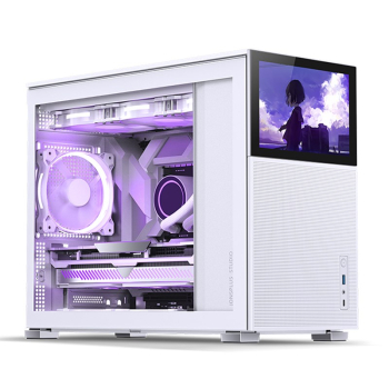 Jonsbo D31 MESH Screen Micro-ATX Tempered Glass white-1