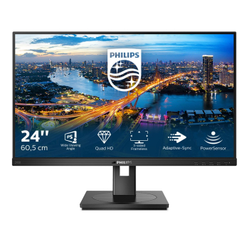 Philips B Line 245B1/00 monitor LED display 60,5 cm (23.8") 2560 x 1440 px Quad HD Czarny-1