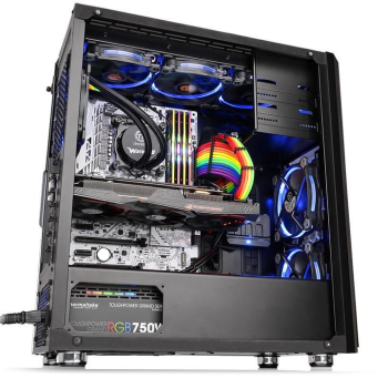 Obudowa Thermaltake Versa H26 Window CA-1J5-00M1WN-00 (ATX, Micro ATX, Mini ITX; kolor czarny)-4
