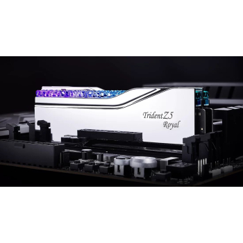 G.SKILL TRIDENT Z5 ROYAL RGB DDR5 2X16GB 6400MHZ CL32 XMP3 SILVER F5-6400J3239G16GX2-TR5S-1