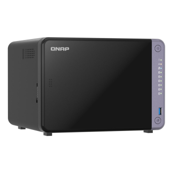 Qnap TS-632X-4G, Tower, 6 x 2.5"/3.5" SATA, AnnapurnaLabs Alpine AL524 4C, 4GB (Max. 16GB) DDR4 SODIMM, 2 x 2.5GbE, 2 x
