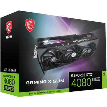VGA PCIE16 RTX4080 SUPER 16GB/RTX4080SUP 16G GAM X SLIM MSI-1