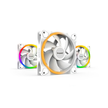 Wentylator be quiet! LIGHT WINGS White 120mm PWM Triple-Pack-1