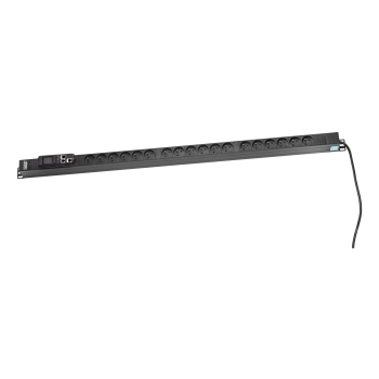 Listwa zasilająca SMART PDU 0U, wtyk zasilający DIN49440 16A/250V,gniazda 18x typ E (NF-C61-314),16A-1