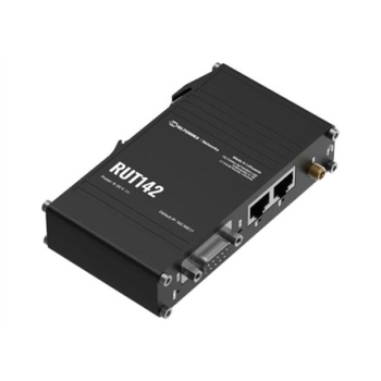 Teltonika RUT142 | Router przemysłowy | WiFi 4, RS232, 2x RJ45 100Mb/s, IP30-1