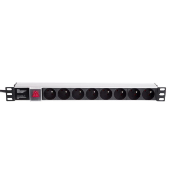 Listwa zasilająca PDU Netrack 19'' 1U, 230V/16A, 8xE, ALU-1