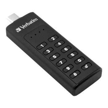 KEYPAD SECURE USB 3.1 DRIVE/256-BIT AES ENCRY 64GB USB-C-1