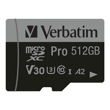 MICRO SDXC CARD PRO UHS-I 512GB/CLASS 10 INCL ADAPTOR-1
