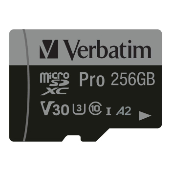 MICRO SDXC CARD PRO UHS-I 256GB/CLASS 10 INCL ADAPTOR-1