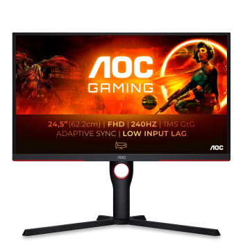 25G3ZM/BK 24.5IN 62.23CM VA/1920X1080 0.5MS 16:9 BLACK/RED-1