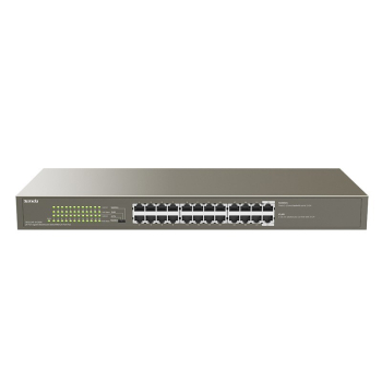 Switch zarządzalny Tenda TEG1124P-24-250W  24-port 1GbE PoE 250W-1