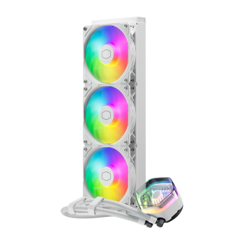Coole Master chłodzenie wodne MASTERLIQUID 360 ATMOS Biały, ARGB-1