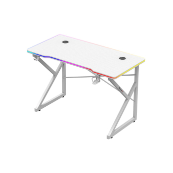 Biurko gamingowe Huzaro Hero 1.7 RGB White-1