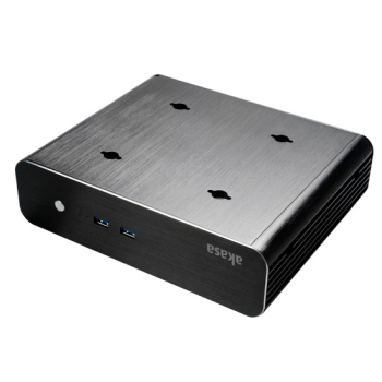 Akasa Euler S Fanless Thin-Mini-ITX Case, OEM --1