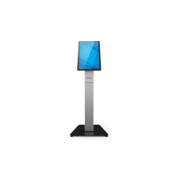 Wallaby Self-Service Floor Stand top with Meisong label and receipt printer, black (note: complete self-service floor st