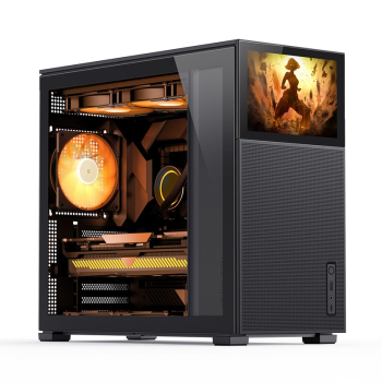 Jonsbo D41 MESH Screen ATX Tempered Glass - black-1