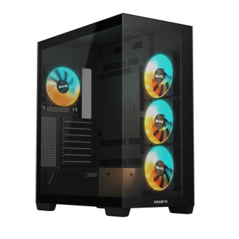 CASE MIDITOWER ATX W/O PSU/GB-C500P ST BLACK GIGABYTE-1