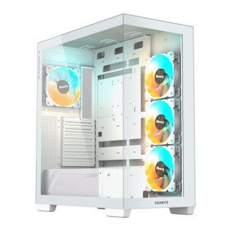 CASE MIDITOWER ATX W/O PSU/GB-C500PI ST WHITE GIGABYTE-1