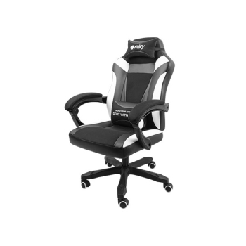 FURY FOTEL GAMINGOWY AVENGER M+ CZARNO-BIAŁY NFF-1710-1